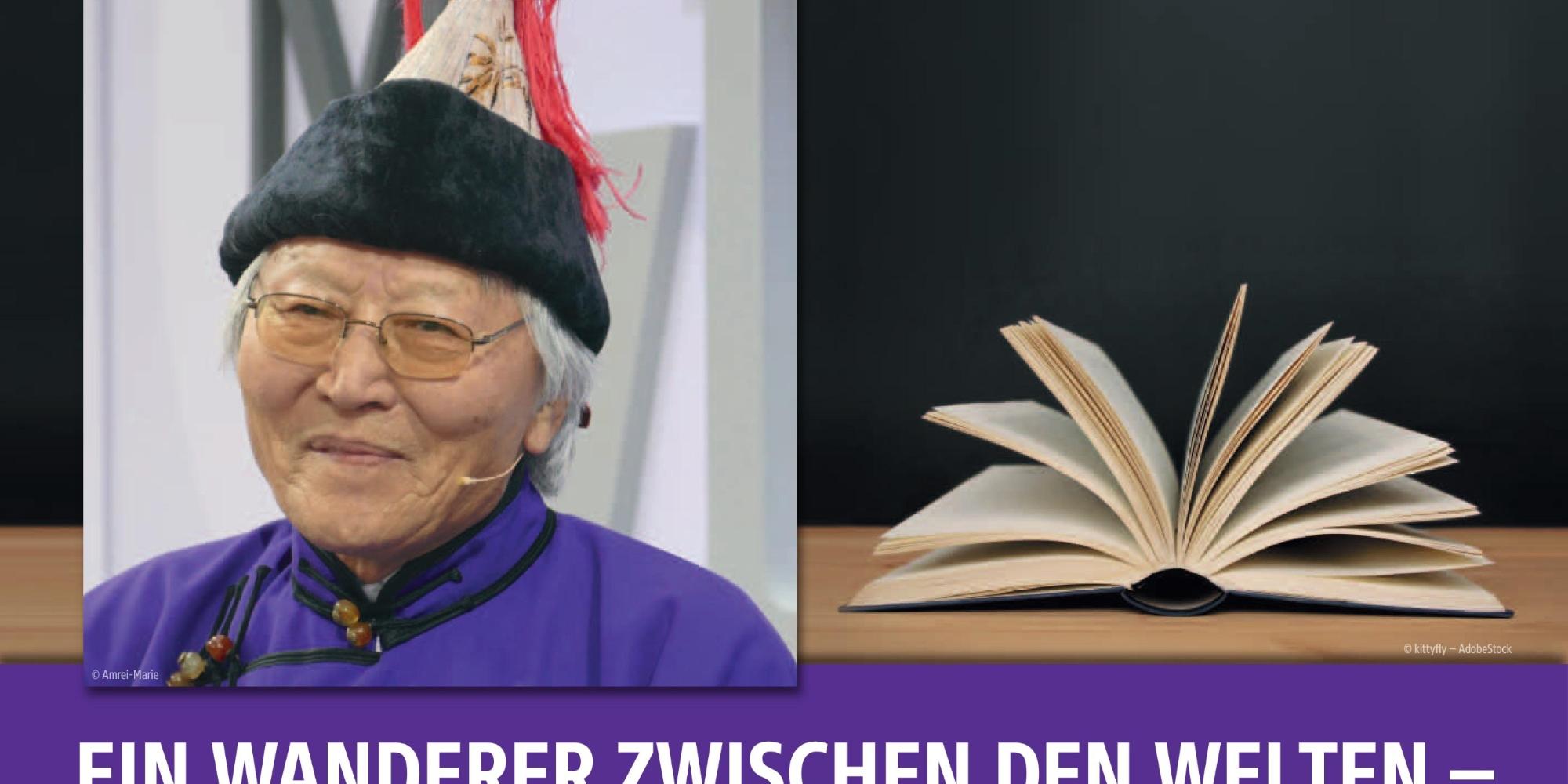 Galsan Tschinag Lesung am 27.04.23 - Plakat